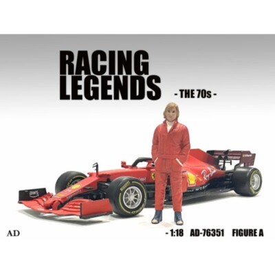 American Diorama 76351 Race Legends 70's Rennfahrer A 1:18 Figur 1/1000 limitier