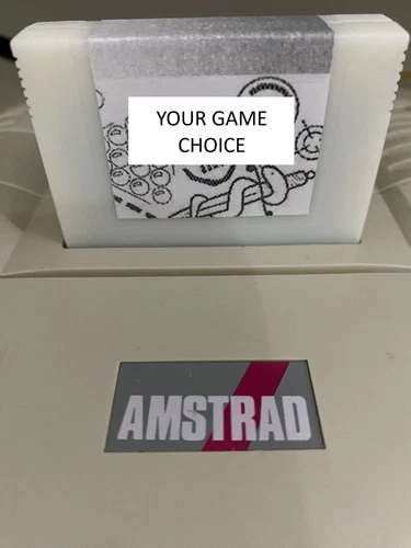 Custom Cartridge + Case - Flashing Service Amstrad CPC 6128 646 plus GX4000
