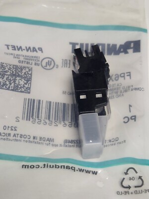 PCケーブル・コネクタ PANDUIT FP6X88MTG-X JAOSSP6ATGMW Cat6A Amazon.com: Panduit FP6X88MTG TX6A UTP Cat6a RJ45 Field