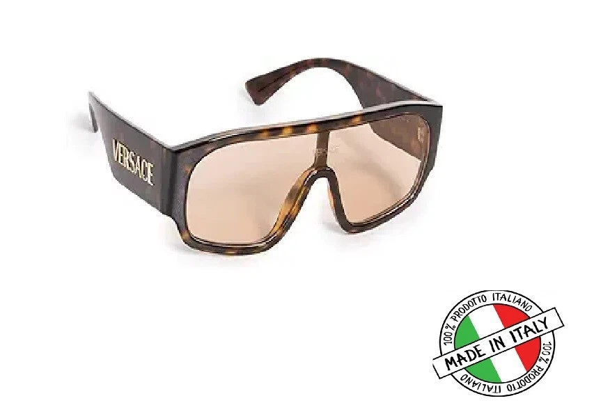 Versace — Authentic Versace Women's Aviator Sunglasses Havana Tortoise 0VE4439 33mm New