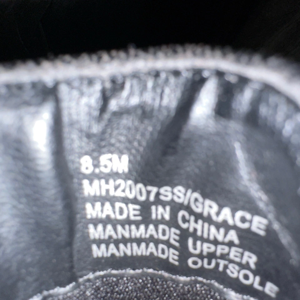 Zueco para mujer Mia talla 8,5 negro imitación cuero mula toboganes Foto 2 de 4