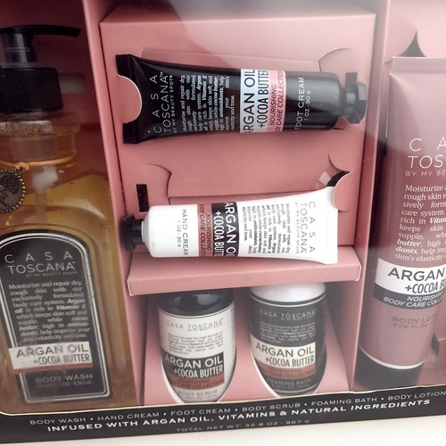 Casa Toscana Olio di Argan Burro di Cacao Nutriente Cura Corpo Collezione Venditore USA - Foto 5 di 12
