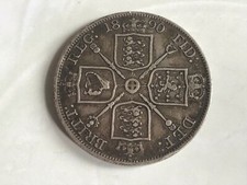 1890 Double Florin Victoria Silver (.925) 22.62g ⌀36mm KM# 763, Sp# 3922/3 VF