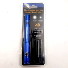 Maxxeon WorkStar 367 Rechargeable LED Zoom Penlight/Inspection Light - BLUE