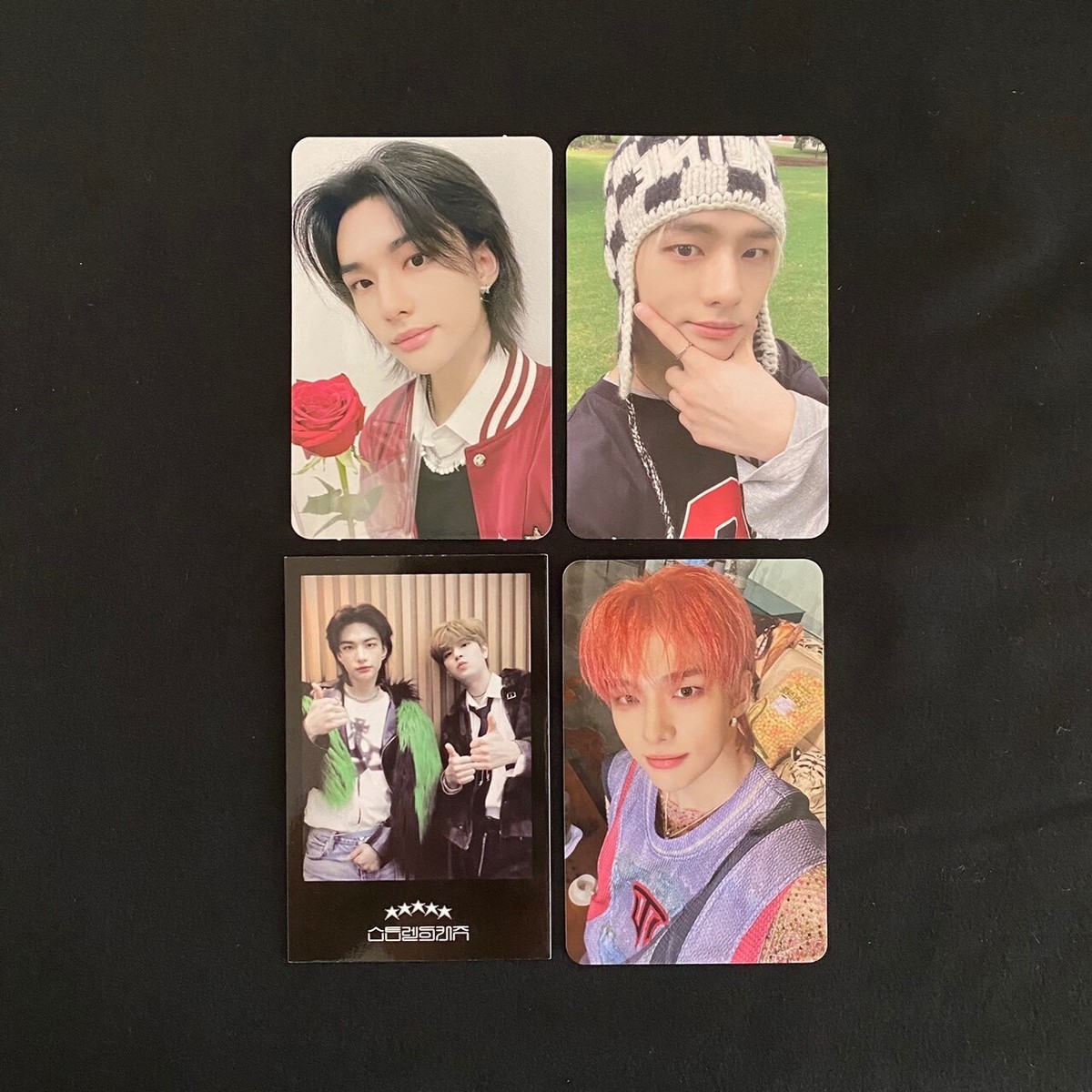 STRAY KIDS Hyunjin Photocard set of 4 Soundwave Lucky Draw
