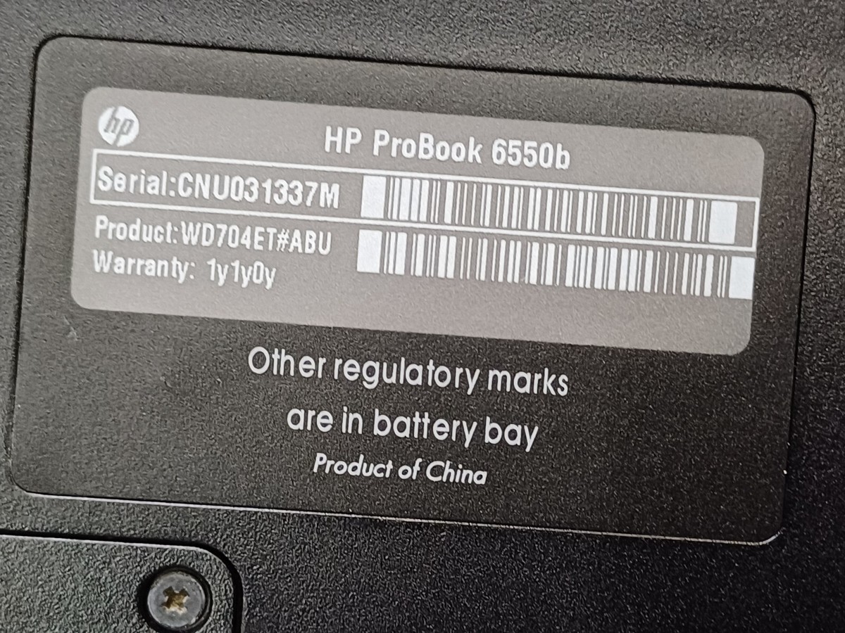 HPノート ProBook6550b 15.6インチ /WIN11/10Key 15.6INCH HP PROBOOK 6550B CORE I5 6GB 128GB SSD WIN 11 PRO | eBay UK