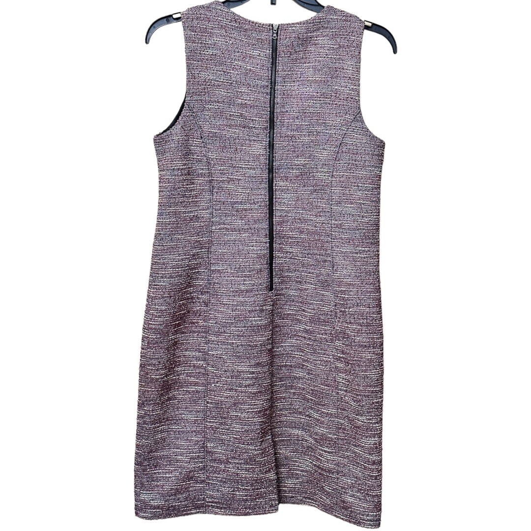LOFT Ann Taylor Tweed Sleeveless Knit Shift Dress Work Womens Size 10 Petite - Main Image