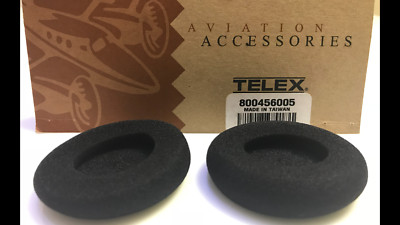 ORIGINAL REPLACEMENT EAR PADS or CUSHIONS for TELEX 750 or 760 p/n 800456-005 