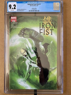 Immortal Iron Fist 1 CGC 9.2 dell'otto variant 2nd print