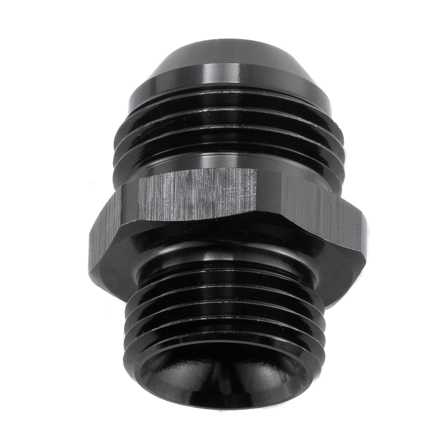 Aluminum 10AN Flare to 8AN ORB O-Ring Boss Fuel Pump Rail Adapter Fitting