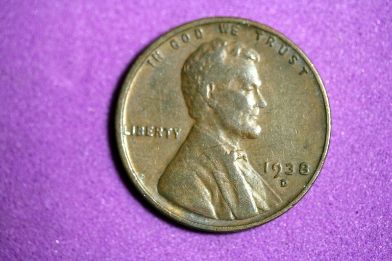 Estate Find 1938 - D Lincoln Wheat Cent!!  #J23443