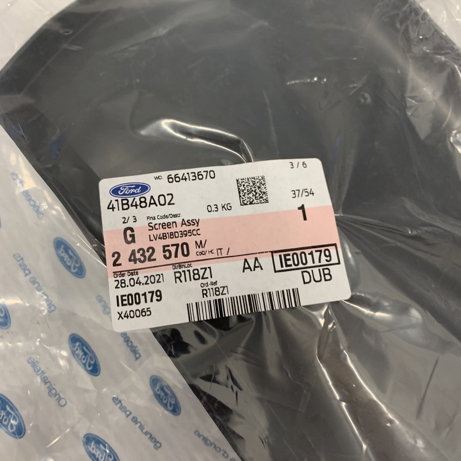 Genuine Ford Kuga CTD 2020-2021 Screen Assembly 2432570 | eBay