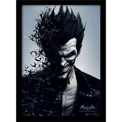 Batman Arkham Origins - Joker - Offiziell 30 x 40 cm gerahmter Druck Wandkunst