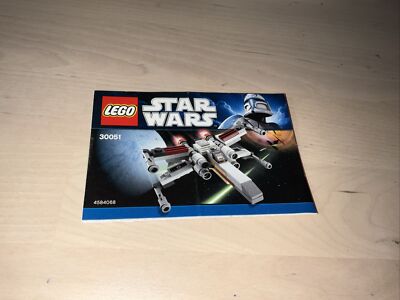 Lego Star Wars 30051 Mini X-Wing X Wing Instructions Only UK