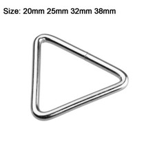 Metal Triangular Loop Open Bag Ring Buckles Hardware for Webbing 20 25 32 38mm
