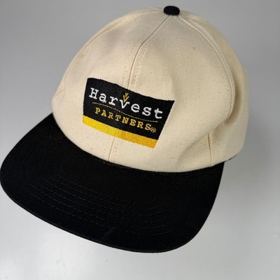 K-Products Snapback Baseball Cap Men's Adjustable Cream Black Harvest Partners