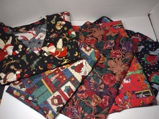 Handmade Holiday Scrub 5 Tops 4 Christmas 1 Halloween 2X 3X Santa Angeles Read