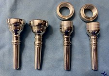 Lot of 4 Cornet MPC. VINCENT BACH CORP, NEW YORK 9C/7C and SCREEW CORP 3C/1C.