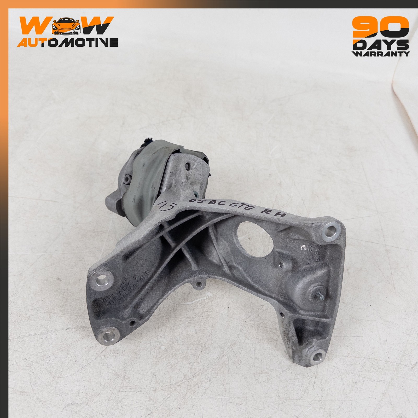 04-13 BENTLEY CONTINENTAL GT GTC FRONT RIGHT ENGINE MOTOR MOUNT BRACKET OEM