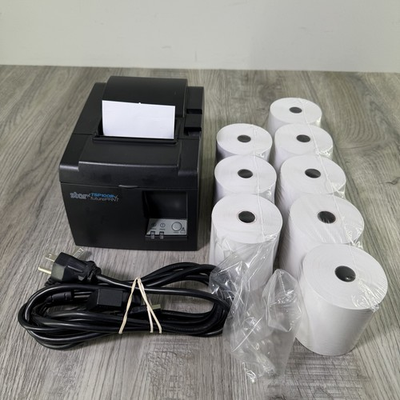 #ad Star Futureprint TSP100III Thermal POS Receipt Printer USB 8 Rolls Paper Tested $99.99