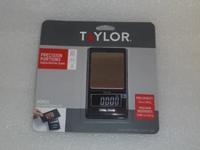 TAYLOR PRECISION PORTIONS DIGITAL KITCHEN SCALE, (16 oz/500 g) NEW MFG. SEALED!