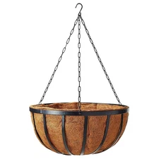 Arcadia Garden Products 1592 Solstice Series Coconut Hanging Basket 16-Inch 16"