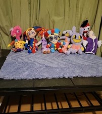 Digital Circus Plushes 8 Piece Between About 10inch To 14, 15 Inch