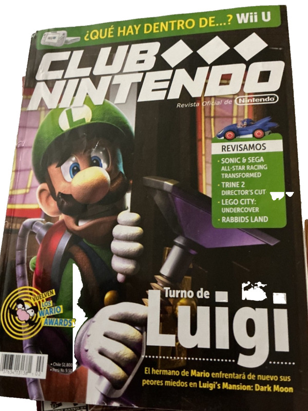 Revista  Club Nintendo.  Luigi Mansion Año 22 #2.   Year  2003