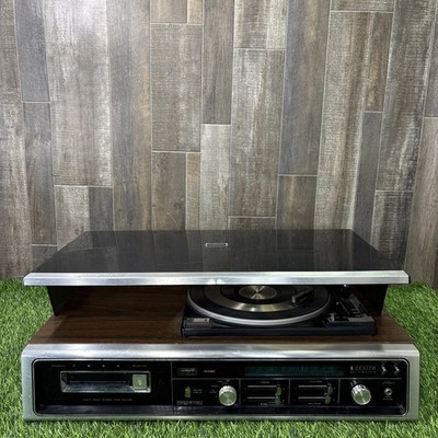 Retro Vintage Zenith G590W Allegro Stereo Turntable 8 Track AM FM