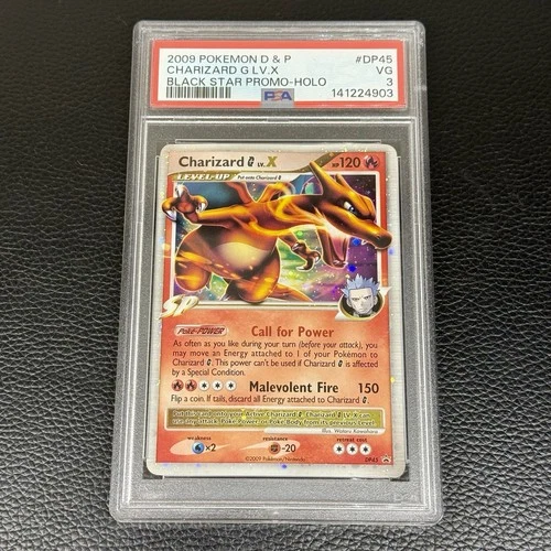 PSA 3 - Charizard G Lv.X DP45 - Black Star Promo 2009 - English - Pokemon TCG
