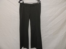 Prada Vintage Dark Green Cotton Bell Bottoms Pants 42