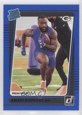 2021 Panini Donruss Rated Rookie Press Proof Blue Amari Rodgers #303 00jz
