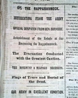 BATTLE OF FREDERICKSBURG Confederate Win vs. Ambrose E. Burnside 1862 Newspaper