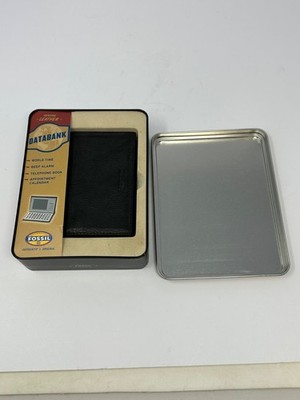 NEW!! Fossil Digital Databank in Tin Calendar/Phone Contacts/Clock U8