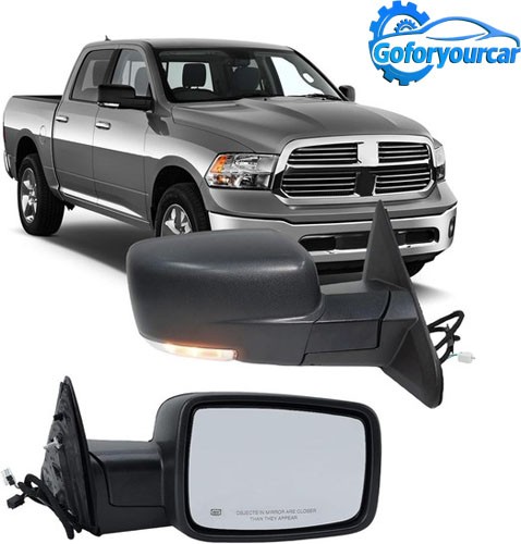 Right/Passenger Side For 13-19 Ram 1500 Manual Fold+Heated+LED Signal Mirror New