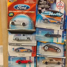 Hot Wheels 164 Diecast Lot Of 7 Shelbyford Cobra 427 Sc Gt-500 56
