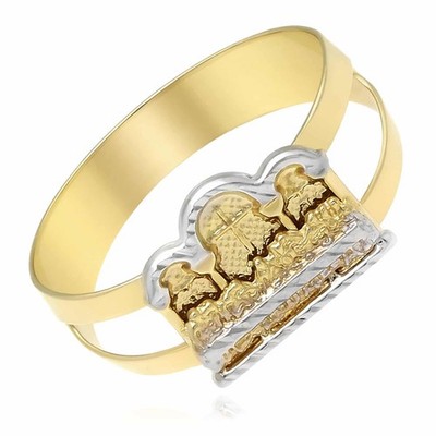 Ring 10 Karat Gelbgold religiös Das letzte Abendmahl