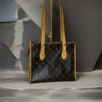 Louis Vuitton Monogram Popincourt Haute Purse Tote Bag Vintage SD 0095