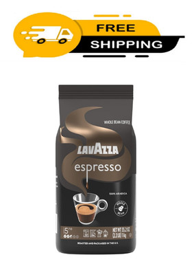 Lavazza Espresso Whole Bean Coffee Medium Roast 100% Arabica 2.2lb Bag