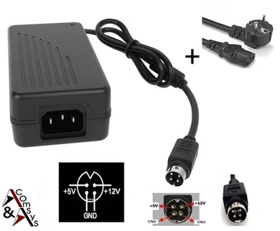 COMSYS Netzteil 12V 5V 2A 4 Pin Jentec JTA0512 JTA0202Y24WG Coming CP1205 JHS-E02AB #R