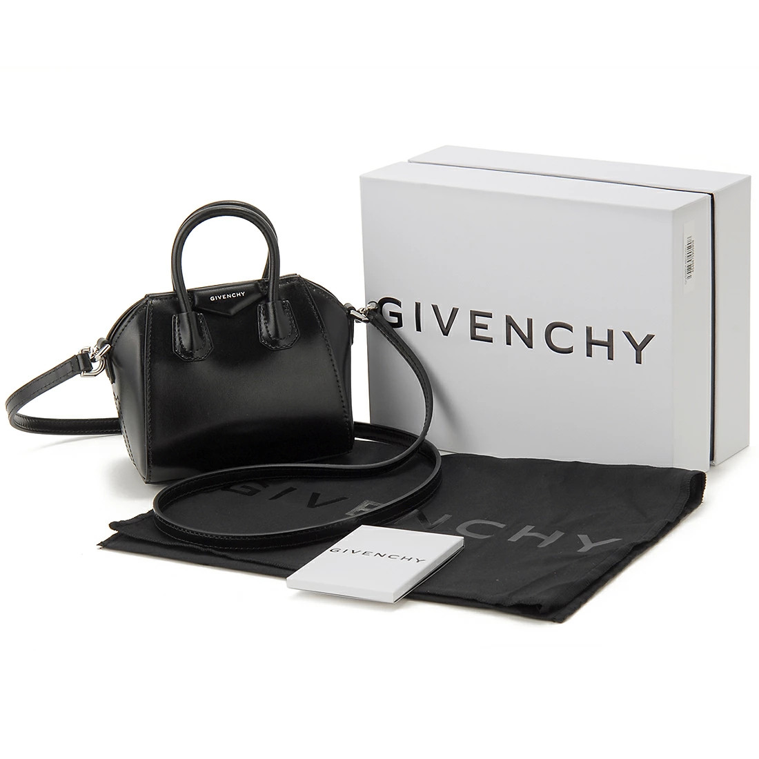 Givenchy 黒レザー バッグ GIVENCHY Shoulder Bag BB60K4B00D001 Micro | eBay