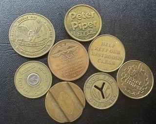 Us Token set Of 8 Tokens Lot # 9