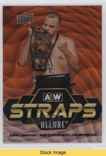 2024 Upper Deck Allure AEW Straps Orange Slice Eddie Kingston #S-6 READ 1i7h