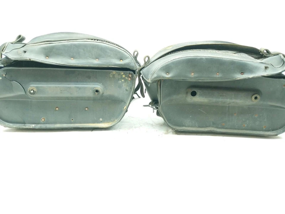 Bolsa de sillín de cuero Yamaha XVZ1300 96 Royal Star Venture Foto 3 de 4