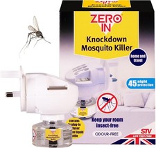 Zero In Knockdown Mosquito Killer Plug In Diffuser With liquid bottle 30ml Set