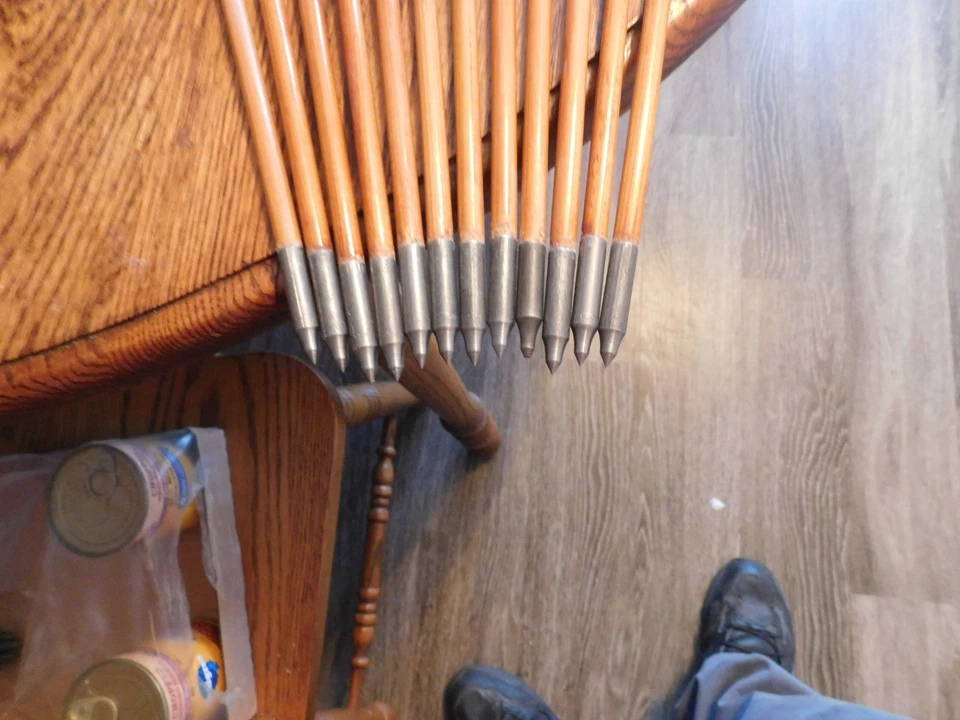One Dozen New Matching Cedar Arrows - Image 4 of 4