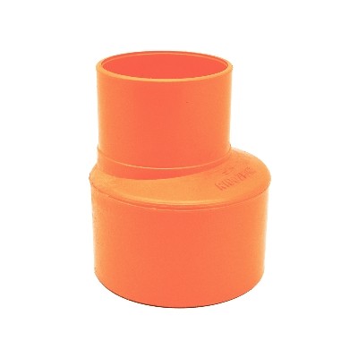 RIDUZIONE IN PVC ARANCIO- Diam. 200F x 125M- ESCLU- pezzi 1