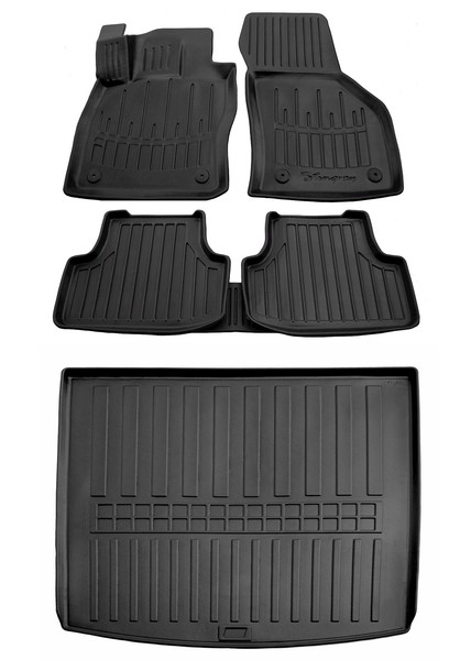 Gummimatten FußMatten Kofferraumwanne FüR VW Golf 7 Variant 2012-2020-image