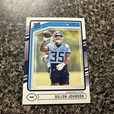 2024 Donruss #399 Dillon Johnson Rookie Tennessee Titans