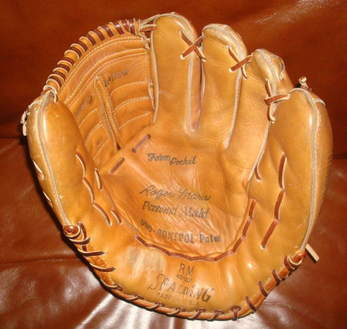 Antique Vintage Spalding Baseball Glove Box Rare Early